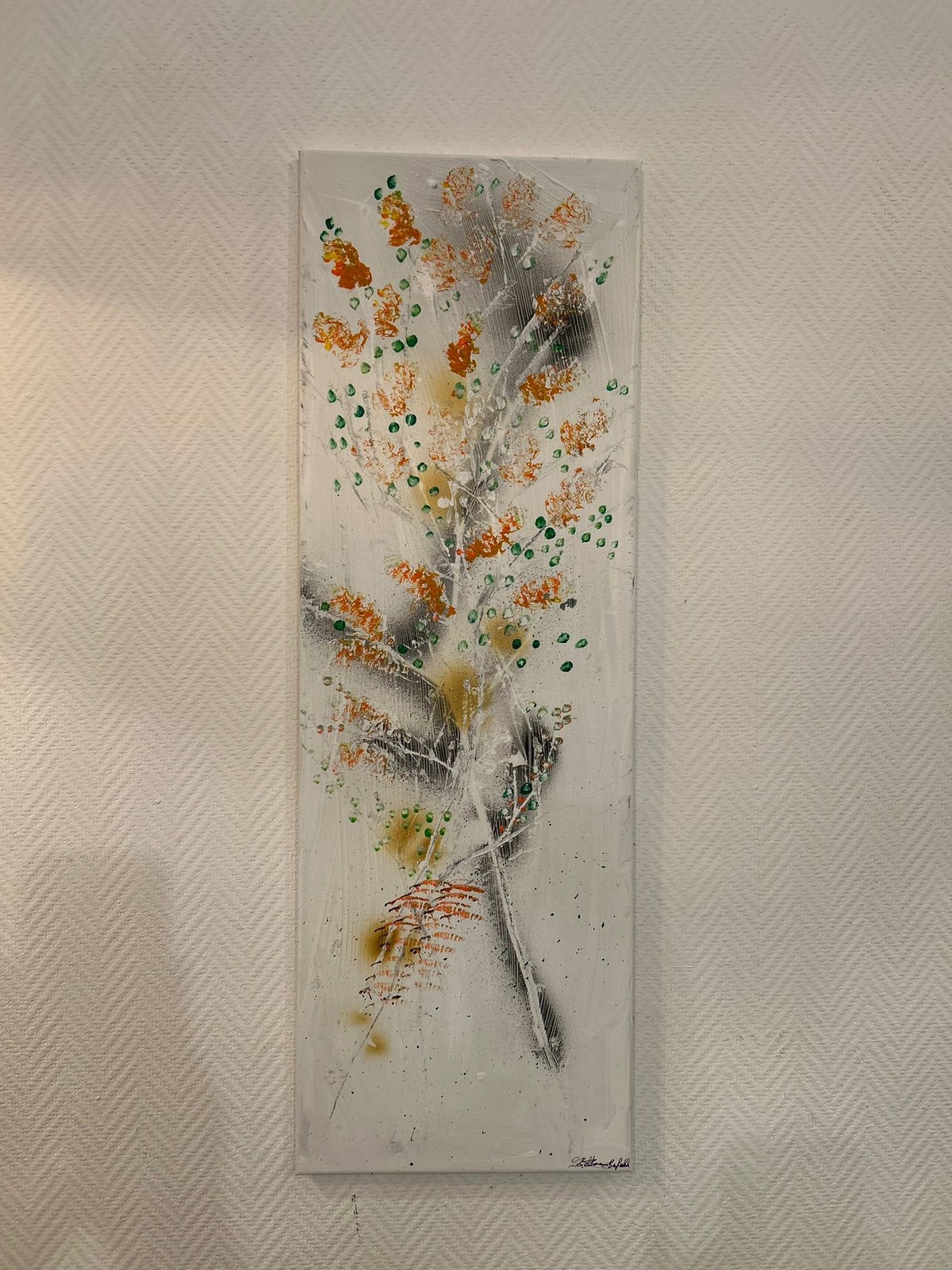 Danse des Pétales — Tableau art contemporain textural par Keltoum